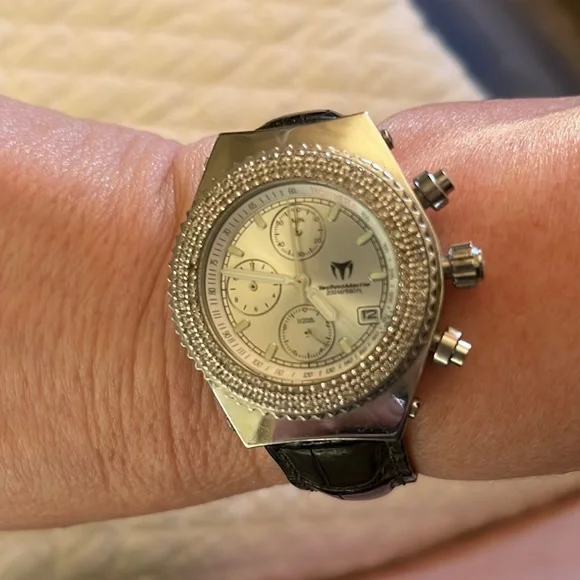 Technomarine Accessories Technomarine Diamond Bezel Watch With